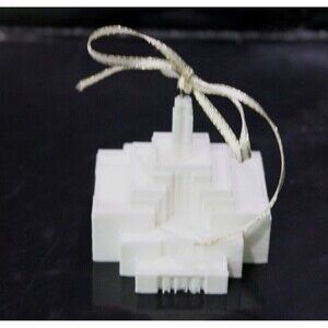 LDS Mormon Draper Utah Temple Replica Ornament Souvenir Christmas 3D Fig 3x2.5"